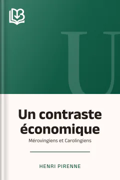 Un contraste économique - Henri Pirenne