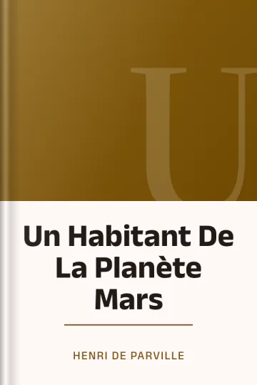Un Habitant De La Planète Mars d’Henri de Parville, couverture du livre