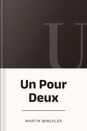 Un Pour Deux de Martin Winckler, couverture du livre