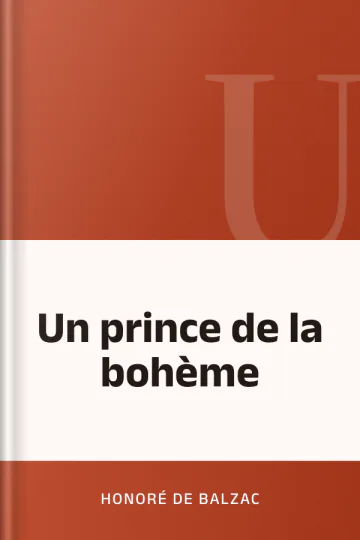 Un prince de la bohème d’Honoré de Balzac, couverture du livre
