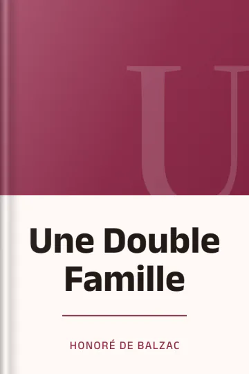 Une Double Famille d’Honoré de Balzac, couverture du livre