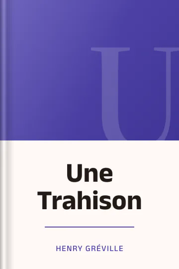 Une Trahison d’Henry Gréville, couverture du livre