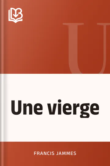 Une vierge de Francis Jammes, couverture du livre