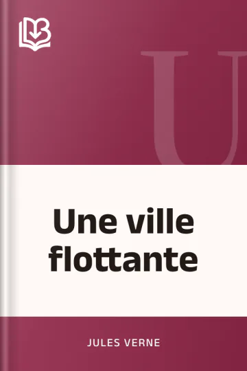 Une ville flottante de Jules Verne, couverture du livre