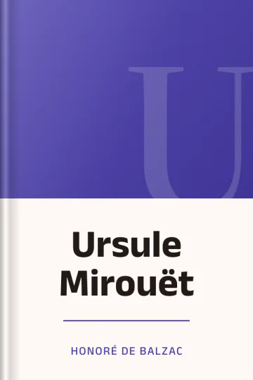 Ursule Mirouët d’Honoré de Balzac, couverture du livre