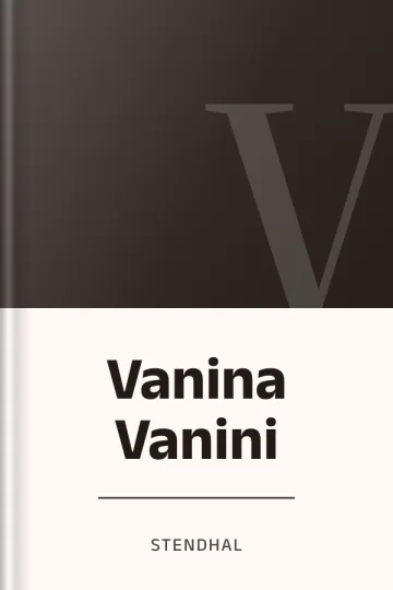 Vanina Vanini de Stendhal, couverture du livre