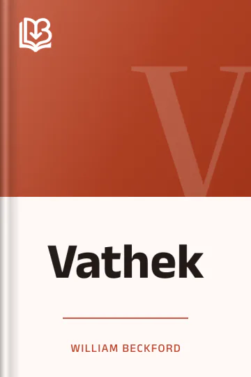 Vathek de William Beckford, couverture du livre