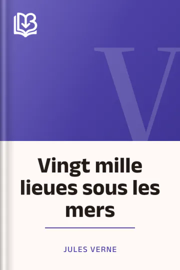 Vingt mille lieues sous les mers de Jules Verne, couverture du livre