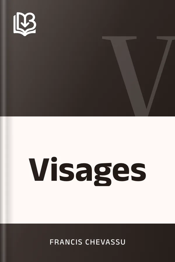 Visages de Francis Chevassu, couverture du livre