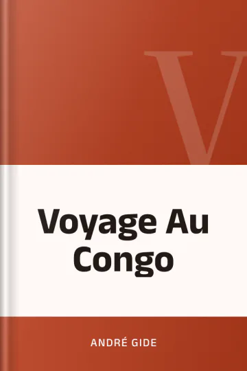 Voyage Au Congo d’André Gide, couverture du livre