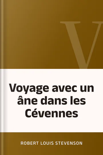 Voyage avec un âne dans les Cévennes de Robert Louis Stevenson, couverture du livre