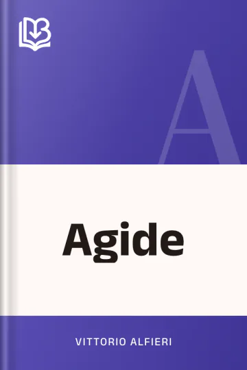 Agide di Vittorio Alfieri, copertina del libro