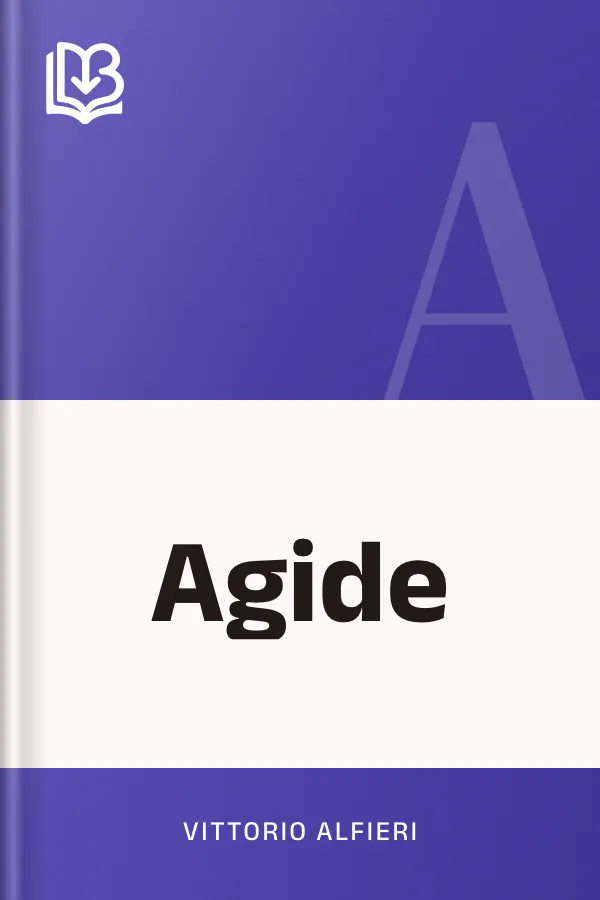 Agide di Vittorio Alfieri, copertina del libro