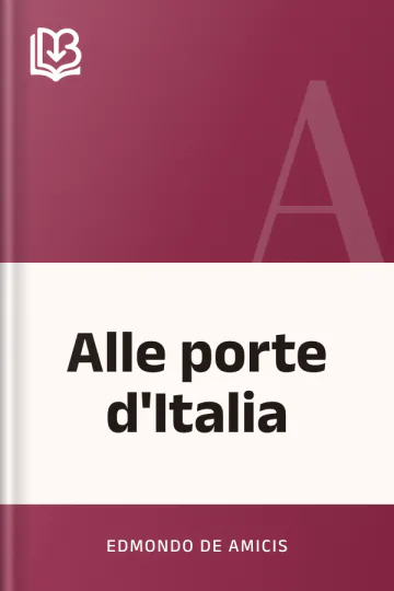Alle porte d'Italia di Edmondo De Amicis, copertina del libro
