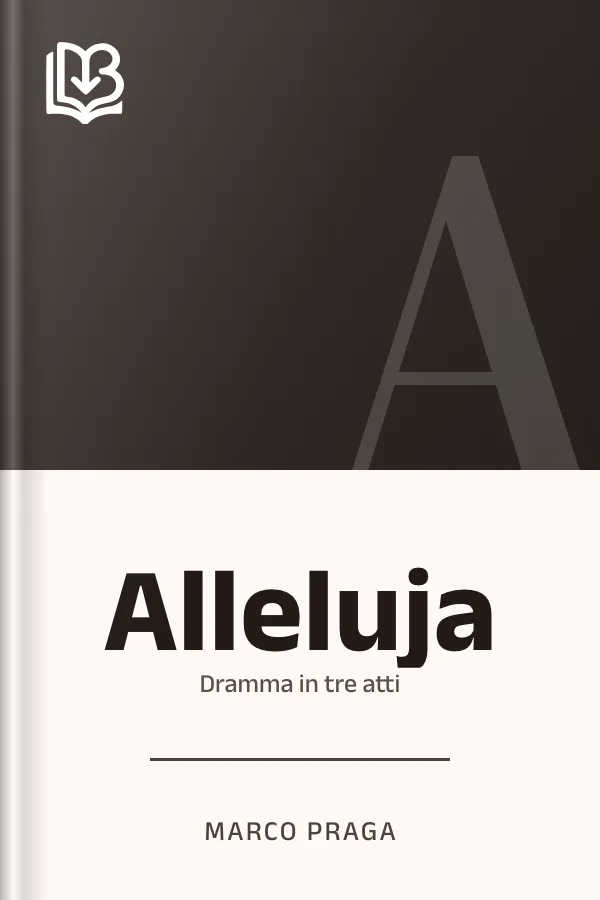 Alleluja di Marco Praga, copertina del libro