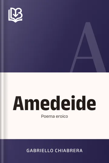 Amedeide di Gabriello Chiabrera, copertina del libro