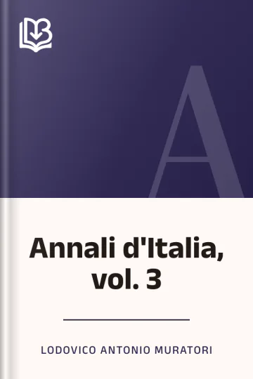 Annali d'Italia, vol. 3 di Lodovico Antonio Muratori, copertina del libro