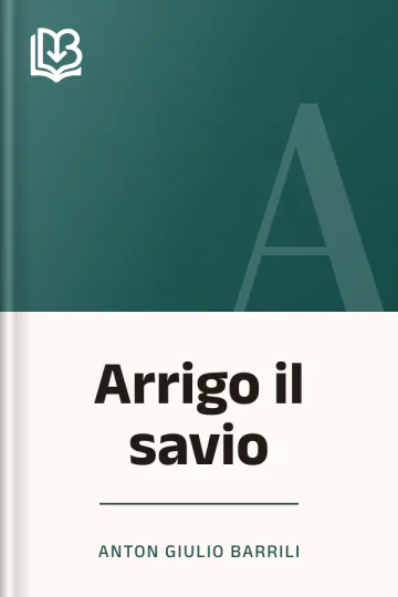 Arrigo il savio di Anton Giulio Barrili, copertina del libro