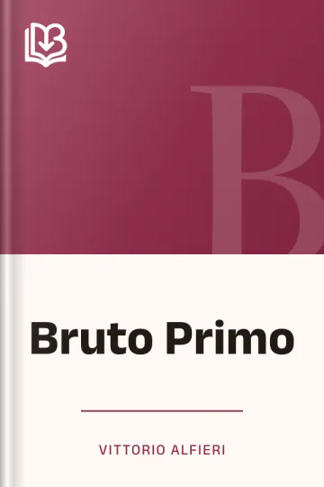 Bruto Primo di Vittorio Alfieri, copertina del libro