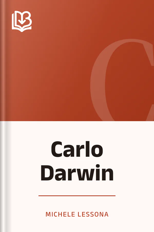 Carlo Darwin di Michele Lessona, copertina del libro
