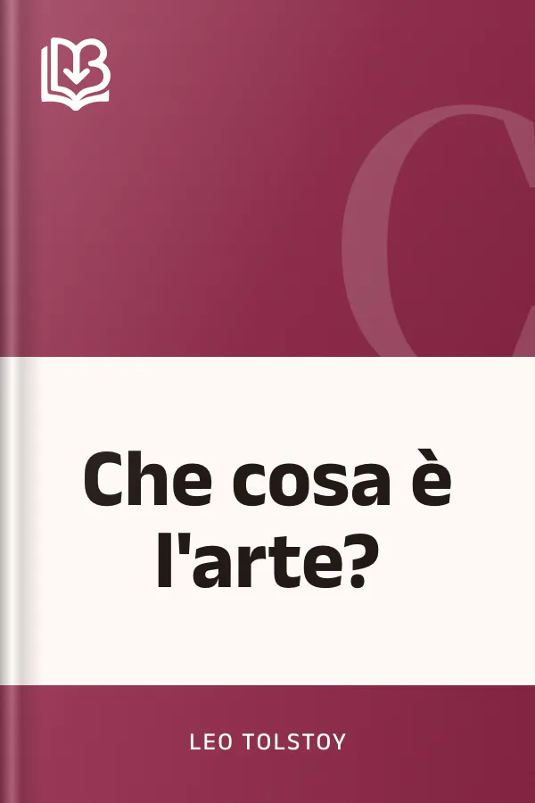 Che cosa è l'arte? di Leo Tolstoy, copertina del libro