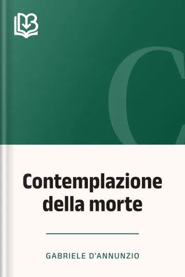 Contemplazione della morte di Gabriele D'Annunzio, copertina del libro