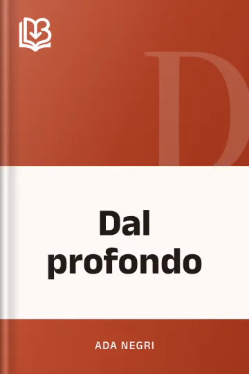 Dal profondo di Ada Negri, copertina del libro