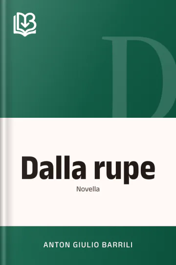 Dalla rupe di Anton Giulio Barrili, copertina del libro