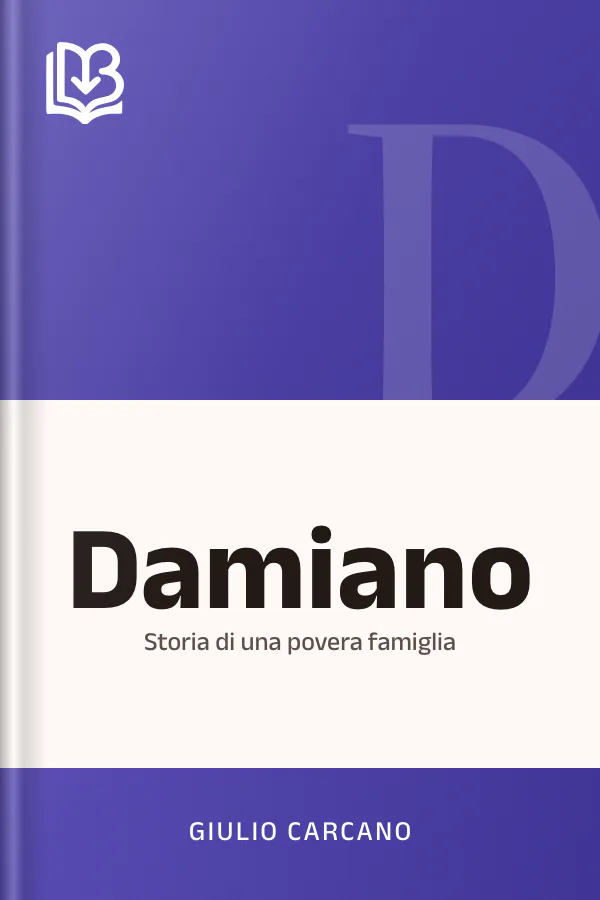Damiano di Giulio Carcano, copertina del libro