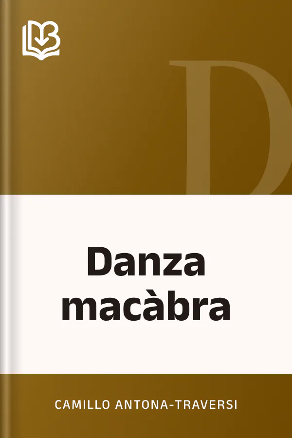 Danza macàbra di Camillo Antona-Traversi, copertina del libro