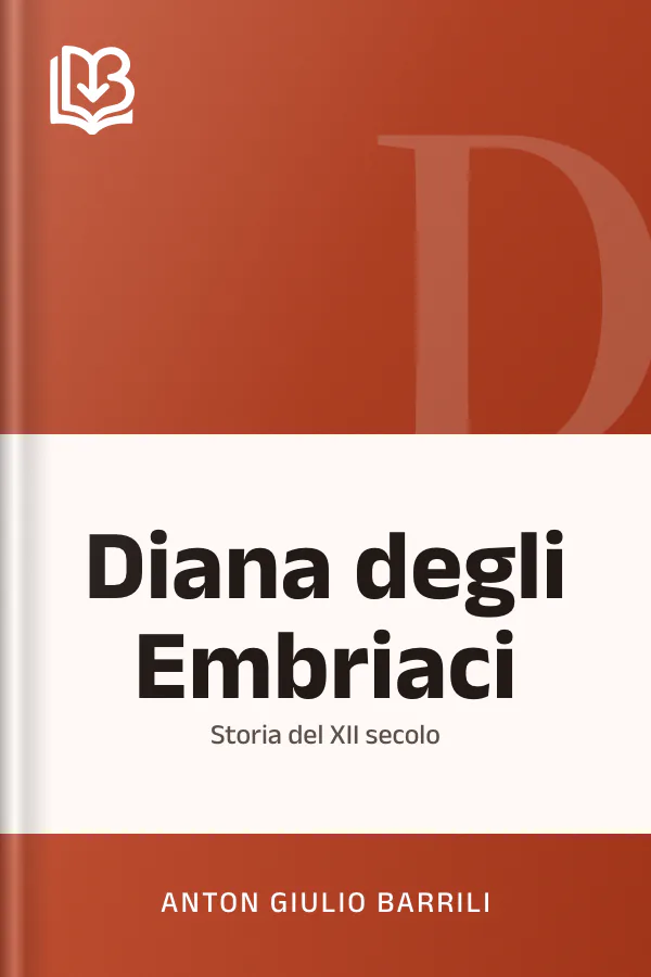 Diana degli Embriaci di Anton Giulio Barrili, copertina del libro