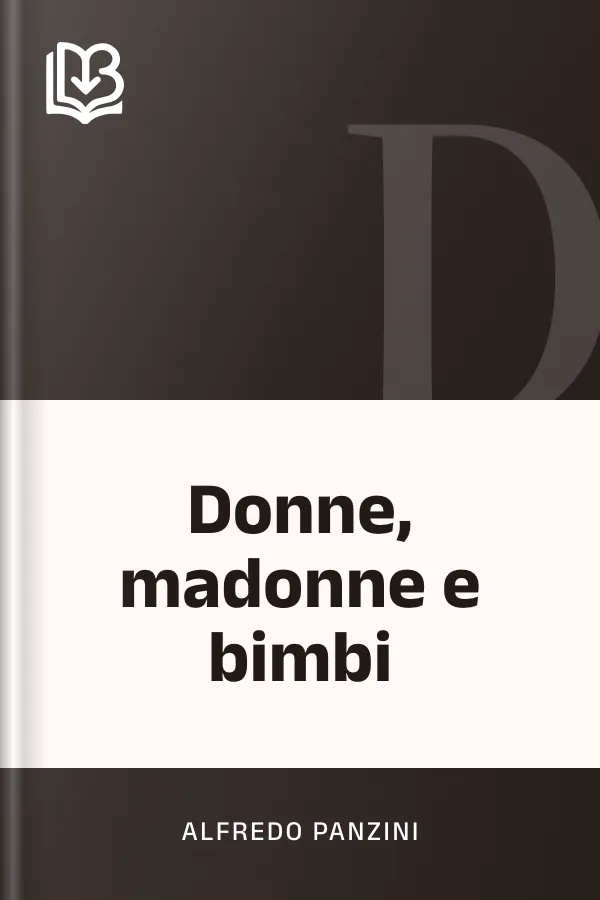Donne, madonne e bimbi di Alfredo Panzini, copertina del libro