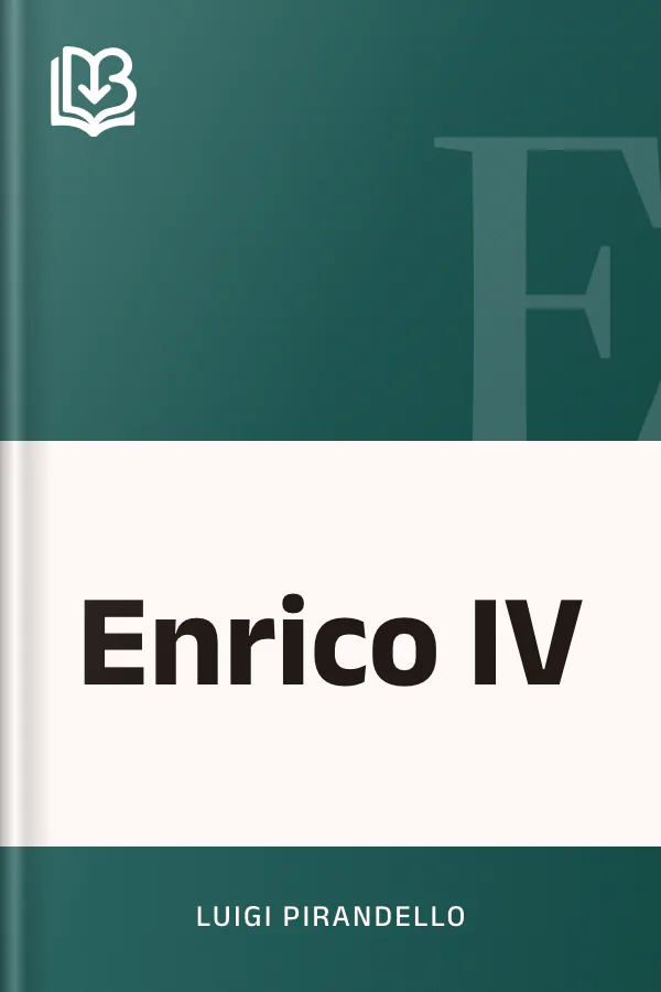Enrico IV di Luigi Pirandello, copertina del libro