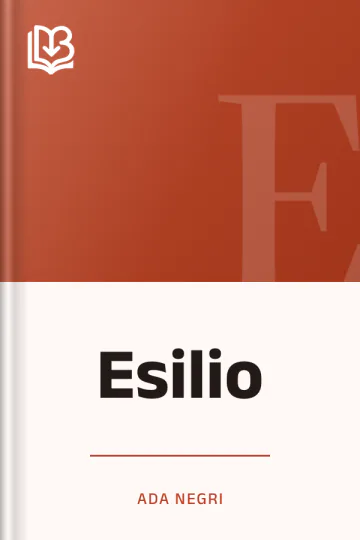 Esilio di Ada Negri, copertina del libro