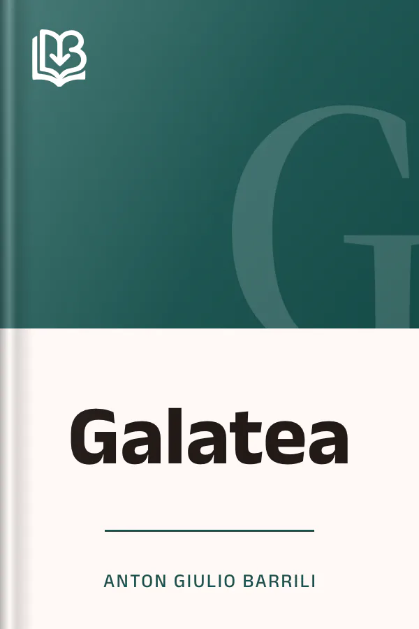 Galatea di Anton Giulio Barrili, copertina del libro