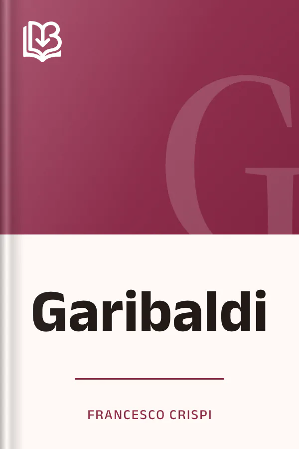 Garibaldi di Francesco Crispi, copertina del libro