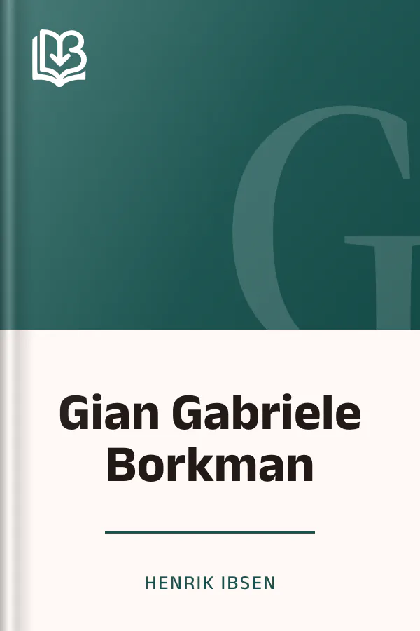 Gian Gabriele Borkman di Henrik Ibsen, copertina del libro