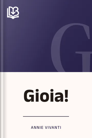 Gioia! di Annie Vivanti, copertina del libro