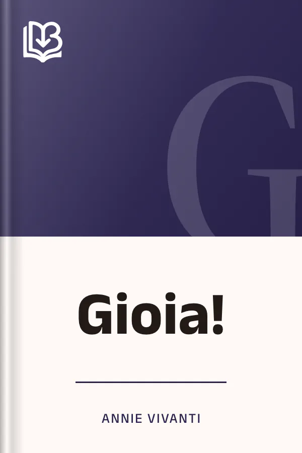 Gioia! di Annie Vivanti, copertina del libro