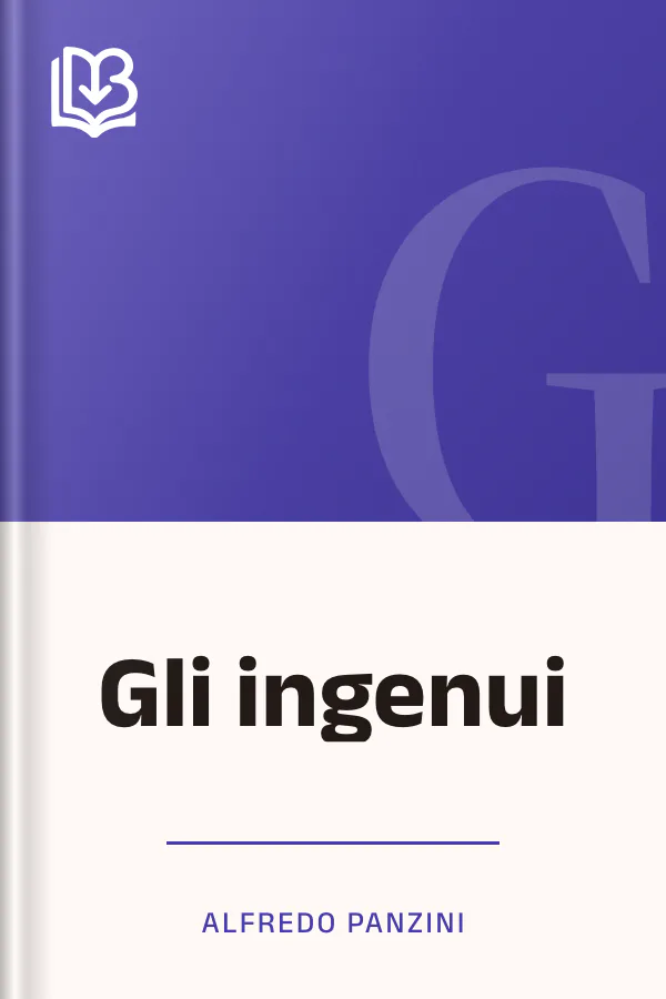 Gli ingenui di Alfredo Panzini, copertina del libro