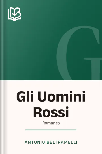 Gli Uomini Rossi di Antonio Beltramelli, copertina del libro