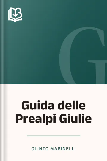 Guida delle Prealpi Giulie di Olinto Marinelli, copertina del libro