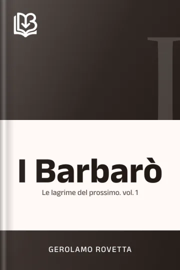 I Barbarò di Gerolamo Rovetta, copertina del libro