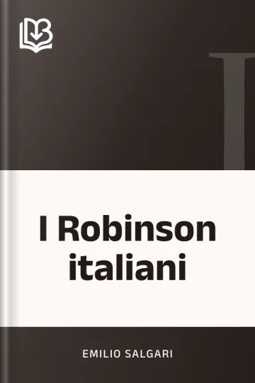 I Robinson italiani di Emilio Salgari, copertina del libro