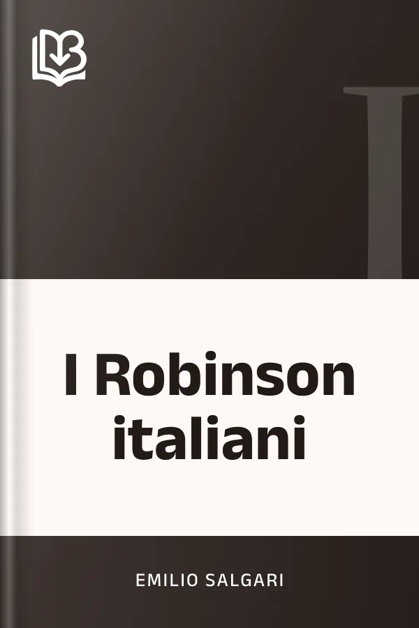 I Robinson italiani di Emilio Salgari, copertina del libro