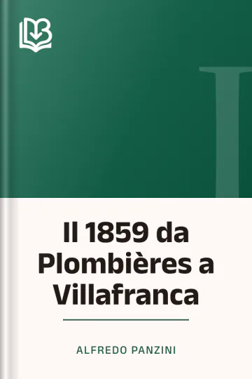 Il 1859 da Plombières a Villafranca di Alfredo Panzini, copertina del libro