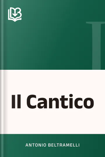 Il Cantico di Antonio Beltramelli, copertina del libro