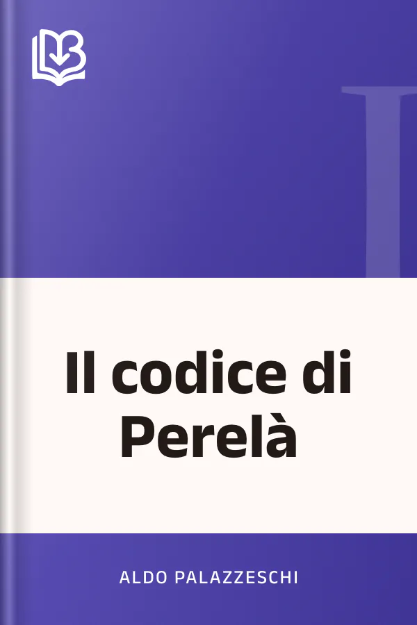 Il codice di Perelà di Aldo Palazzeschi, copertina del libro