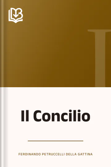 Il Concilio di Ferdinando Petruccelli della Gattina, copertina del libro