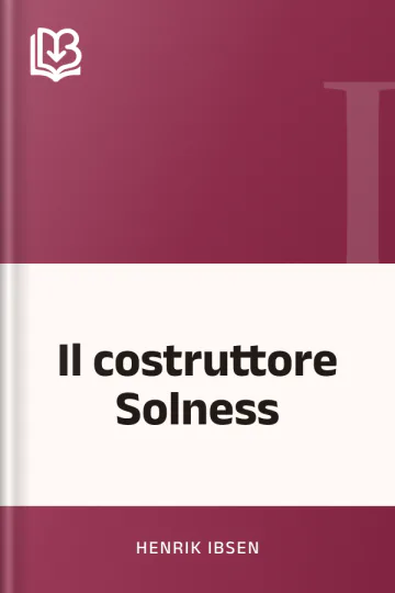 Il costruttore Solness di Henrik Ibsen, copertina del libro